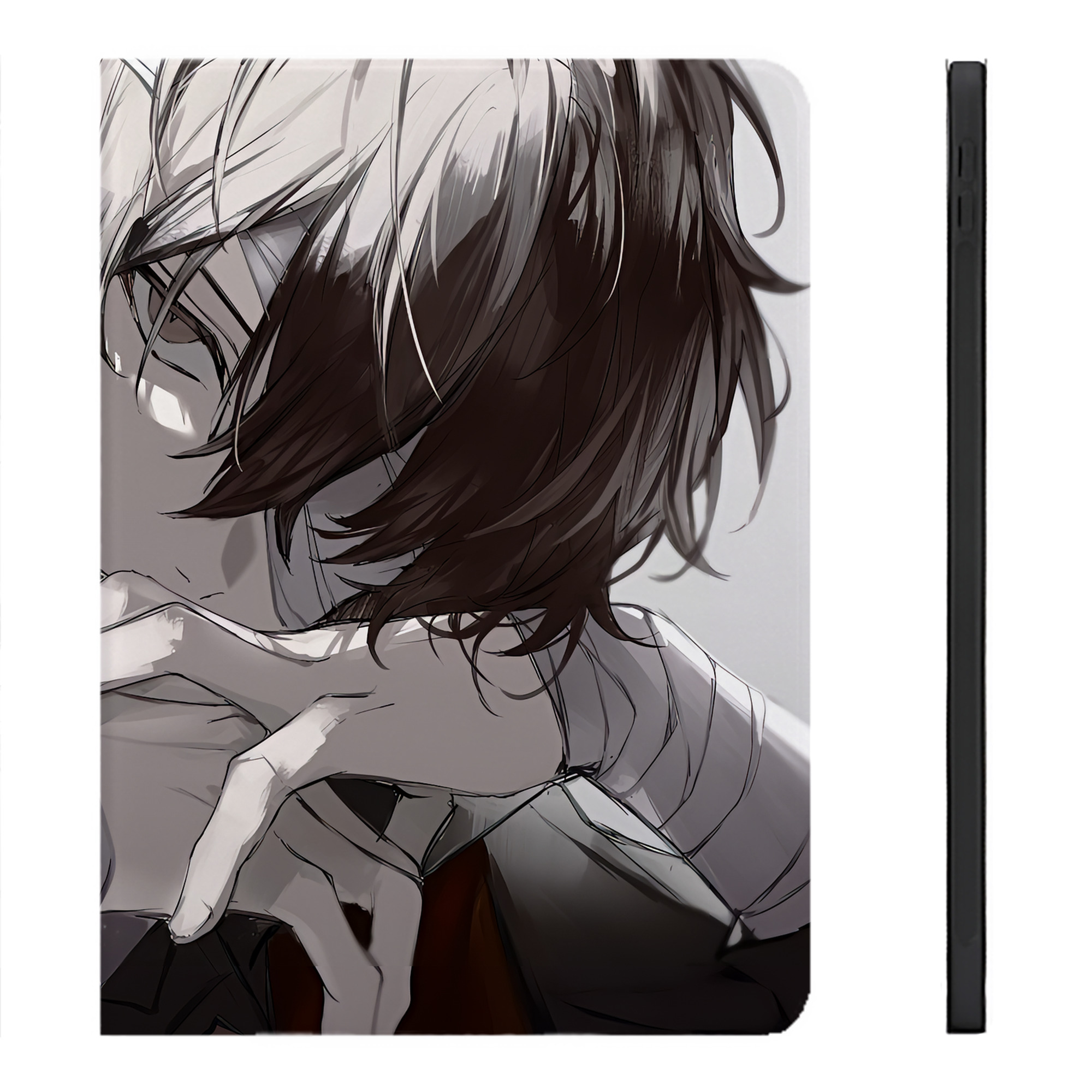 （画像用） 文豪ストレイドッグス Bungo Stray Dogs IPadケース ペンホルダー付き ブックスタイルデザイン